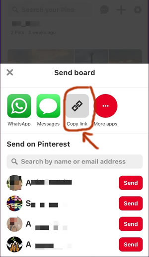 Pinterestサムネイルをモバイルでダウンロード