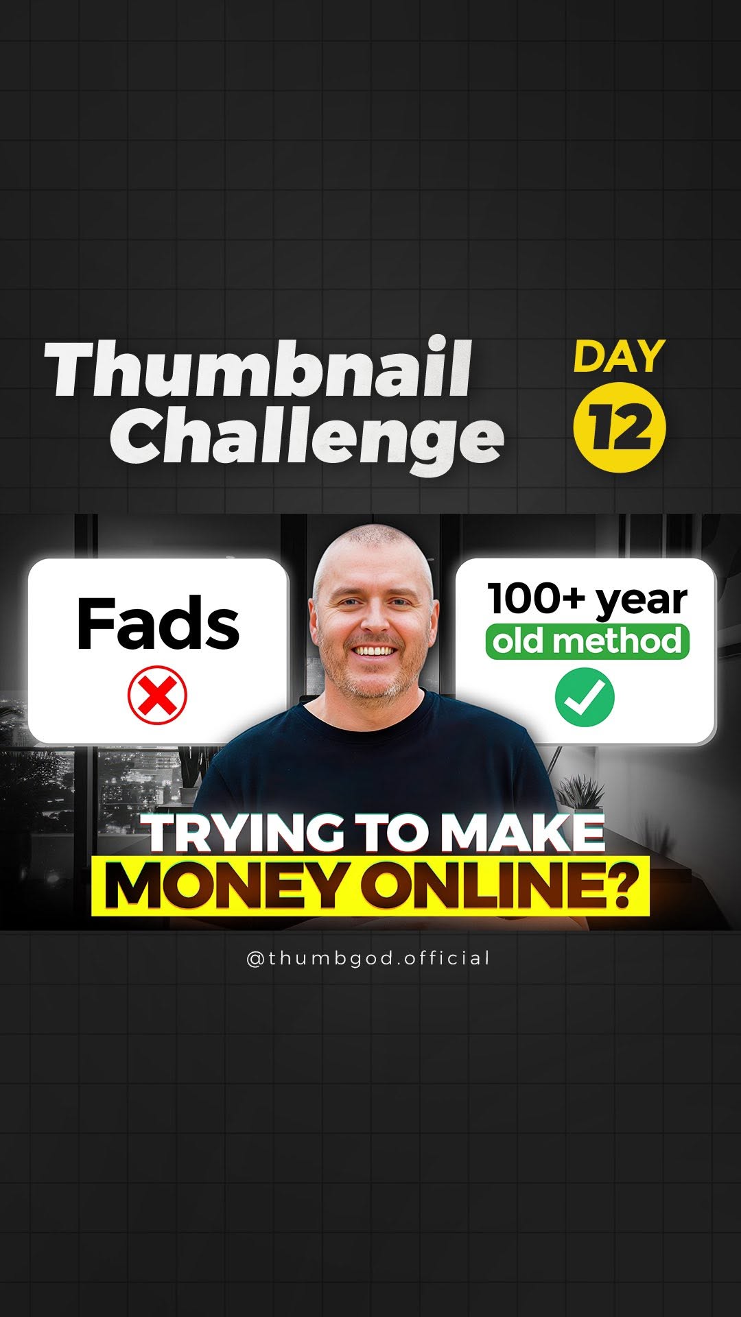 Instagram post shared by @thumbgod.official