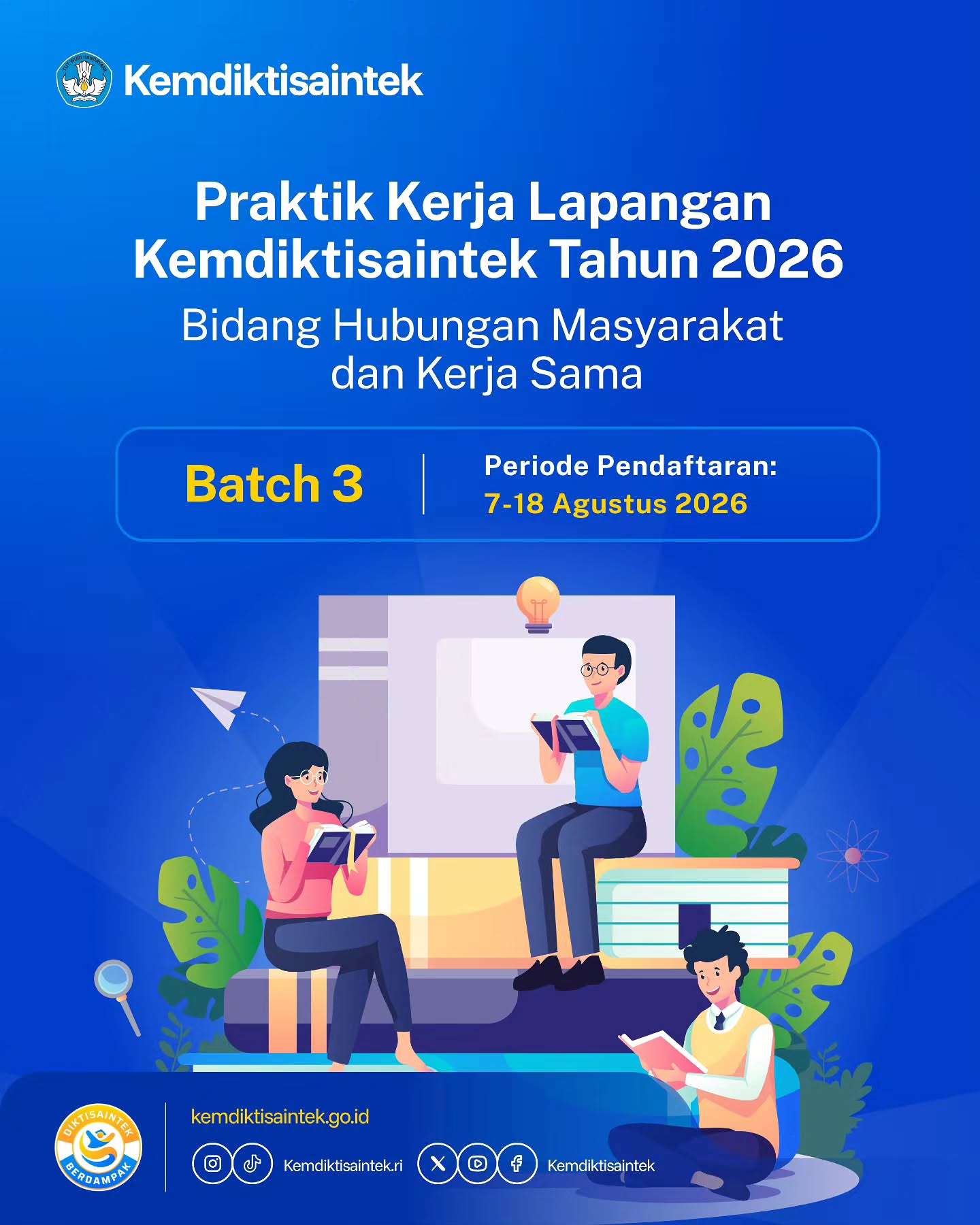 Instagram post shared by @kemdiktisaintek.ri
